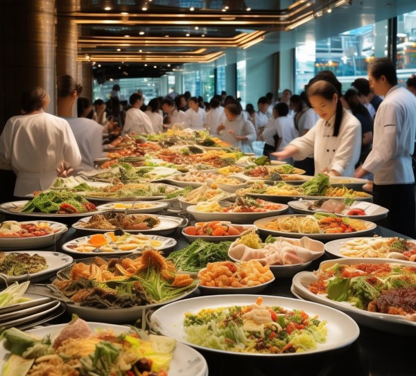 香港自助餐，美食与服务完美结合，体验香港的美食风情