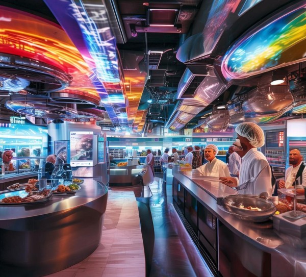 美食城，创新与效率的双重驱动