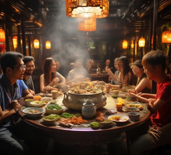 聚餐,共饮好茶 聚餐,共饮好茶